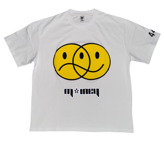 WHITE MAINEY TEE